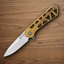 Buck Mini Trace Folding Knife 2.38" 7Cr17MoV Steel Blade Bronze Aluminum Handle