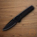 Buck Auto Deploy Folding Knife 3.25" 154CM Steel Blade Black Aluminum Handle