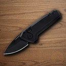 Buck Auto Mini Deploy Folding Knife 2" 154CM Steel Blade Black Aluminum Handle