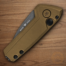 Buck Auto Mini Deploy Folding Knife 2" 154CM Steel Blade Bronze Aluminum Handle