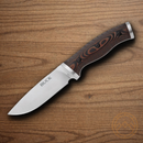 Buck Small Selkirk Fixed Knife 4" 420HC Steel Blade Black/Brown Micarta Handle