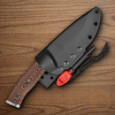 Buck Selkirk Survival Fixed Knife 4.63" 420HC Steel Blade Black/Brown Micarta Handle