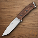 Buck Selkirk Survival Fixed Knife 4.63" 420HC Steel Blade Black/Brown Micarta Handle