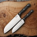 Chicago Cutlery Kitchen Santoku/Partoku Knives Stainless Blades Polymer Handles