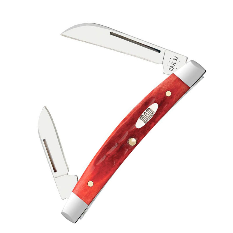 Case XX Father's Day Congress Pocket Knife Stainless Steel Sheepsfoot And Pen Blades World Bone Handle 10620 -Case Cutlery - Survivor Hand Precision Knives & Outdoor Gear Store