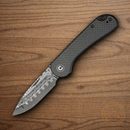 Civivi Elementum Folding Knife 3" Damascus Steel Blade Twill Carbon Fiber Handle