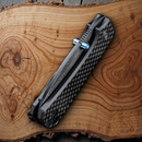 Civivi Baby Banter Folding Knife 2.38" Damascus Steel Blade Carbon Fiber/G10