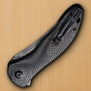 Civivi Synergy3 Linerlock Folding Knife 3.25" Damascus Steel Blade Carbon Fiber Handle 20075BDS1