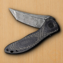 Civivi Synergy3 Linerlock Folding Knife 3.25" Damascus Steel Blade Carbon Fiber Handle 20075BDS1