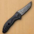 Civivi Synergy3 Linerlock Folding Knife 3.25" Damascus Steel Blade Carbon Fiber Handle 20075BDS1