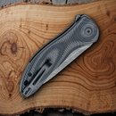 Civivi Synergy 3 Folding Knife 3.24 Damascus Steel Blade G10 Carbon Fiber Handle