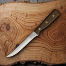Chicago Cutlery Kitchen Utility Knife 6" Carbon Steel Blade Brown Walnut Handle