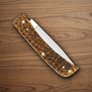 Case XX Cutlery Sod Buster Pocket Knife Surgical Steel 2.75" Blade Amber Bone