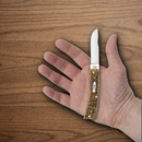 Case XX Cutlery Sod Buster Pocket Knife Surgical Steel 2.75" Blade Amber Bone