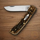 Case XX Cutlery Sod Buster Pocket Knife Surgical Steel 2.75" Blade Amber Bone