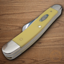 Case XX Cutlery Stockman Pocket Knife Carbon Steel Blades Yellow Synthetic Handle 00035