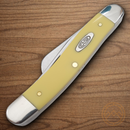 Case XX Cutlery Stockman Pocket Knife Carbon Steel Blades Yellow Synthetic Handle 00035