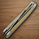 Case XX Cutlery Stockman Pocket Knife Carbon Steel Blades Yellow Synthetic Handle 00035