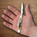Case XX Medium Stockman Pocket Knife Carbon Steel Blades Jigged Bone Handle