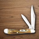 Case XX Cutlery Peanut Pocket Knife Stainless Steel Blades Genuine Stag Handle