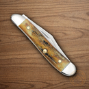 Case XX Cutlery Peanut Pocket Knife Stainless Steel Blades Genuine Stag Handle