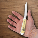 Case XX Trapper Pocket Knife Stainless Steel Blades Yellow Synthetic Handle