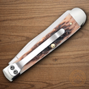 Case XX Trapper Pocket Knife Stainless Clip/Spey Blades Amber Jigged Bone Handle