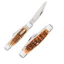 Case XX Large Stockman Pocket Knife Stainless Steel Clip / Sheepsfoot And Spey Blades Amber Jigged Bone Handle 10724 -Case Cutlery - Survivor Hand Precision Knives & Outdoor Gear Store