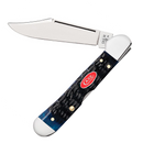 Case XX Mini Copperlock Stainless Steel Locking Clip Blade Navy Blue Jigged Bone Handle 06891 -Case Cutlery - Survivor Hand Precision Knives & Outdoor Gear Store