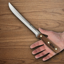 Case XX Household Slicer Knife 9" Stainless Full Tang Blade Solid Walnut Handle 07317