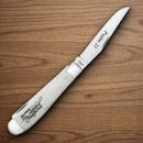 Case XX Psalm 23 Trapper Pocket Knife Stainless Steel Blades Natural Bone Handle 08795