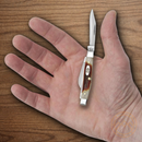 Case XX Small Stockman Pocket Knife Stainless Steel Blades Red Stag Handle 09449