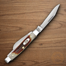 Case XX Small Stockman Pocket Knife Stainless Steel Blades Red Stag Handle 09449