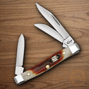 Case XX Small Stockman Pocket Knife Stainless Steel Blades Red Stag Handle 09449