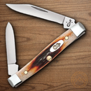 Case XX Cutlery Small Pen Pocket Knife Stainless Steel Blades Red Stag Handle 09581