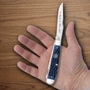 Case XX Cutlery Masonic Trapper Pocket Knife Stainless Blades Jigged Bone Handle 01058