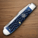 Case XX Cutlery Masonic Trapper Pocket Knife Stainless Blades Jigged Bone Handle 01058