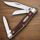 Case XX Stockman Brown Delrin Pocket Knife Surgical Steel Blades Synthetic Handle 00106
