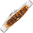 Case XX Large Stockman Pocket Knife Stainless Steel Clip / Sheepsfoot And Spey Blades Amber Jigged Bone Handle 10724 -Case Cutlery - Survivor Hand Precision Knives & Outdoor Gear Store