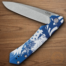Case XX Kinzua Linerlock Folding Knife S35VN Steel Blade Blue Aluminum Handle