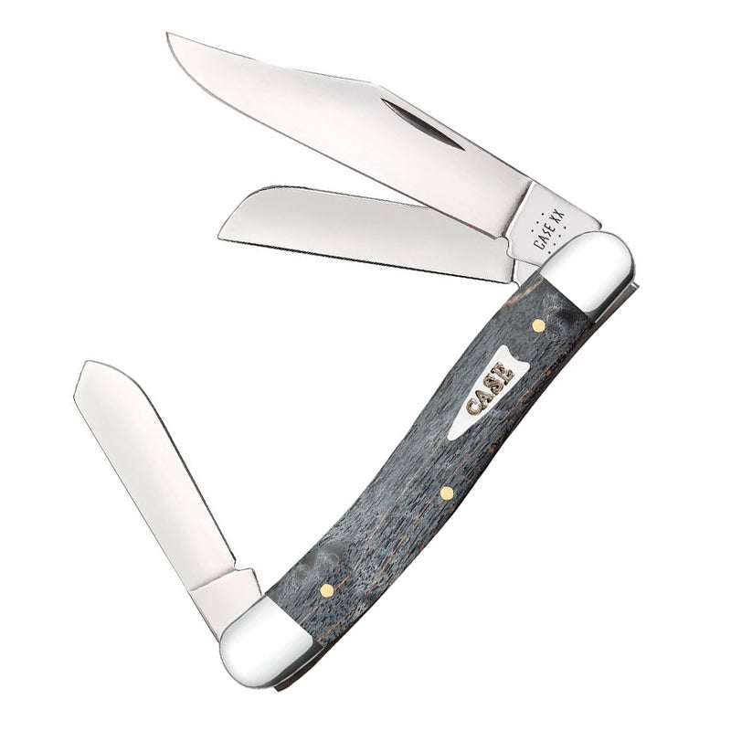 Case XX Stockman Pocket Knife Stainless Steel Clip / Sheepsfoot And Spey Blades Gray Birdseye Maple Handle 11017 -Case Cutlery - Survivor Hand Precision Knives & Outdoor Gear Store