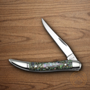 Case XX Small Texas Toothpick Folding Knife Stainless Steel Blade Abalone Handle