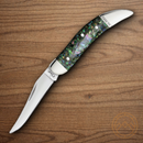 Case XX Small Texas Toothpick Folding Knife Stainless Steel Blade Abalone Handle