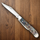 Case XX Peanut Pocket Knife Tru-Sharp Surgical Blades Genuine Smooth Abalone Handle