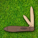 Case XX Teardrop Kit Pocket Knife Brown All Wood One Piece Construction 12028W