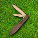 Case XX Teardrop Kit Pocket Knife Brown All Wood One Piece Construction 12028W