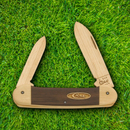 Case XX Kit Canoe Pocket Knife UNSHARPENED Wood Blades American Hardwood Handle