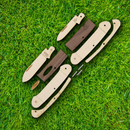 Case XX Kit Canoe Pocket Knife UNSHARPENED Wood Blades American Hardwood Handle