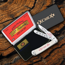 Case XX 130th Anniversary Trapper Pocket Knife Stainless Steel Blades Bone Handle 130SBR