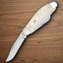 Case XX Sowbelly Pocket Knife Stainless Steel Blades Natural Smooth Bone Handle